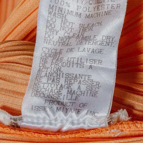Issey Miyake Pleats Please Light Coral Orange Jacket